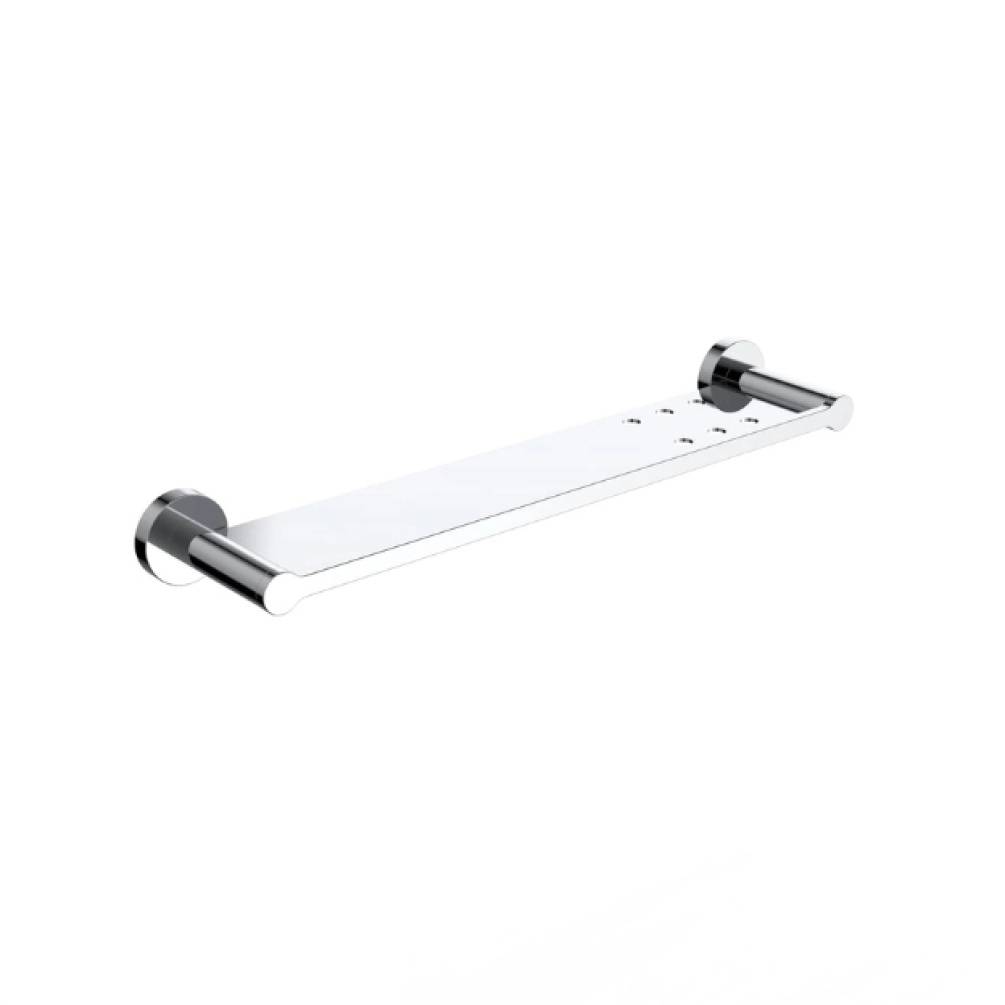 Cut out image of the Britton Hoxton 2.0 Chrome Bathroom Shelf